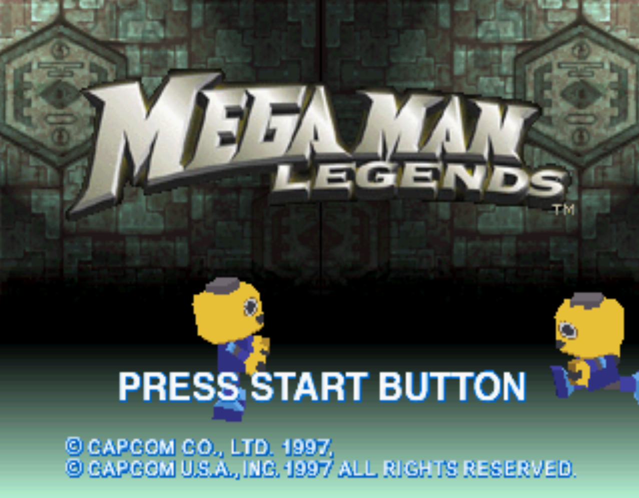 Mega Man Legends Title Screen